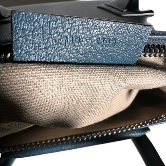 Givenchy Small Antigona Leather Satchel Oil Blue Bag New Authentic - Picture 9 of 13